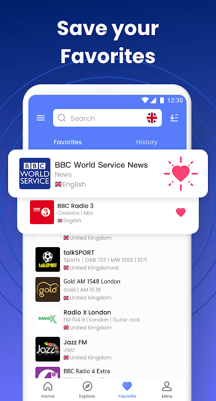 My Radio UK, Tunein Radio FM screenshot 5