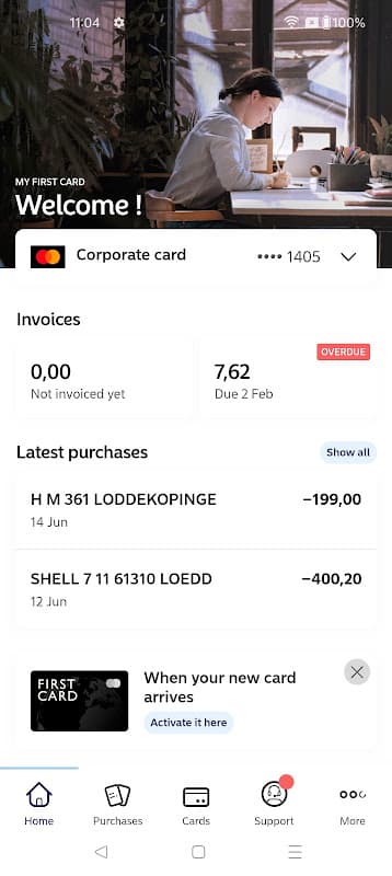 First Card screenshot 1