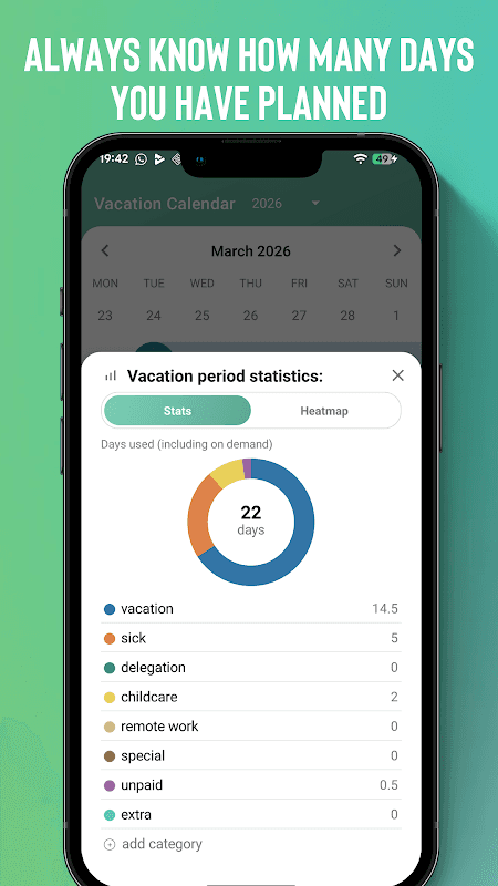 Vacation Planner Calendar screenshot 6