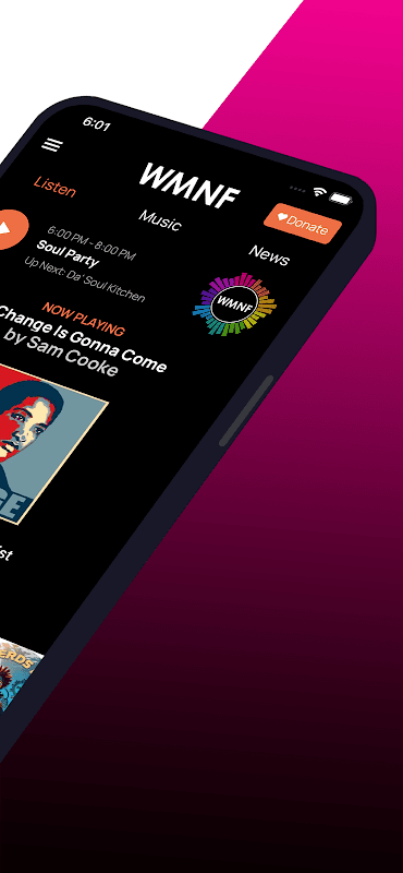 WMNF Player screenshot 2