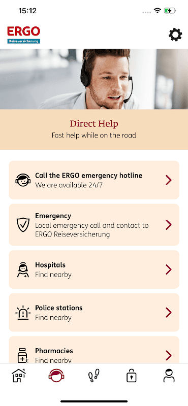 ERGO travel & care screenshot 2