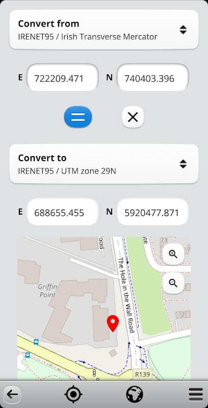 Lat/Long & UTM screenshot 3