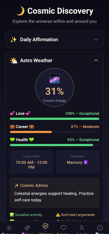 Daily Horoscope & Tarot screenshot 5