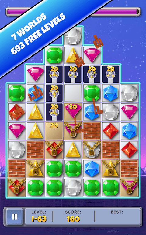 Match 3 Jewels screenshot 1
