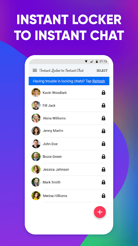Instant Locker to Instant Chat screenshot 1