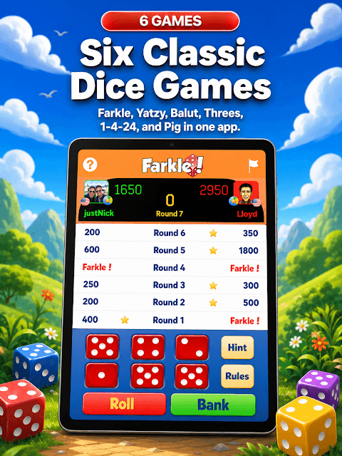 Dice World - 6 Games in One! screenshot 6