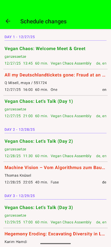 39C3 Schedule screenshot 6