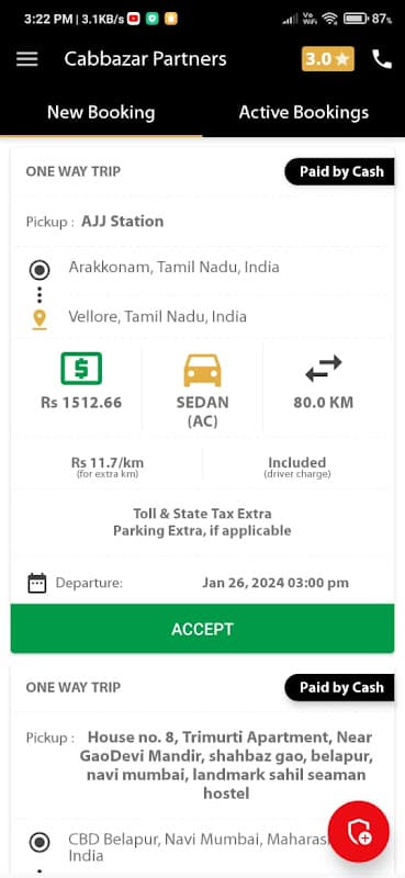 CabBazar Partners screenshot 3