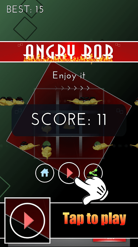 Angry Bob: Swipe it screenshot 2