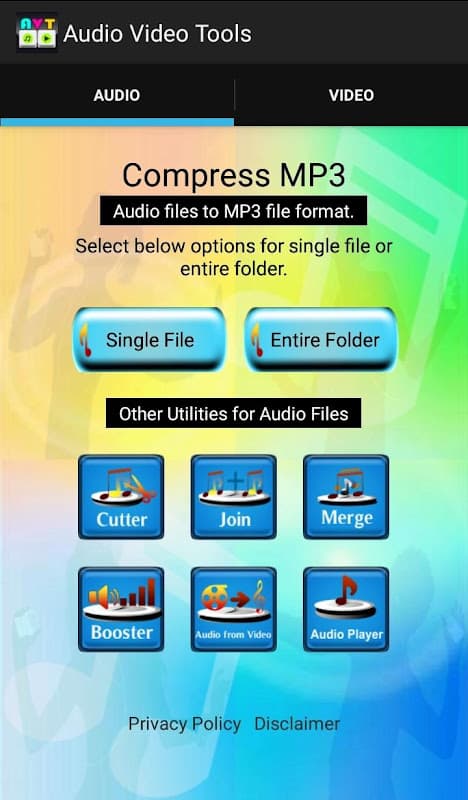 Compress MP3, merge, join, trim, volume booster screenshot 1