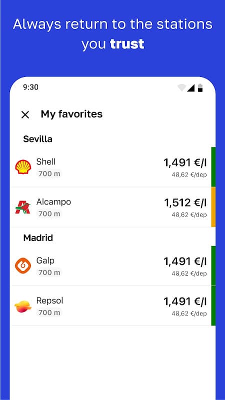 GasAll: Gas stations in Spain screenshot 5