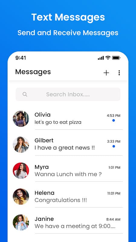 Messages - SMS:MMS screenshot 1