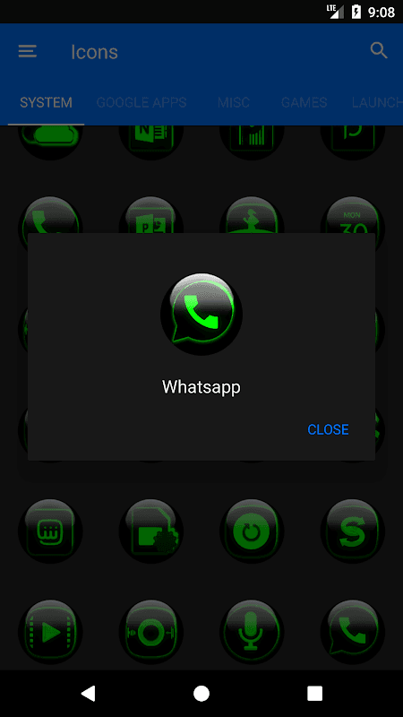 Green Glass Orb Icon Pack v8.3 screenshot 6