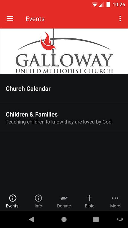 Galloway UMC screenshot 1