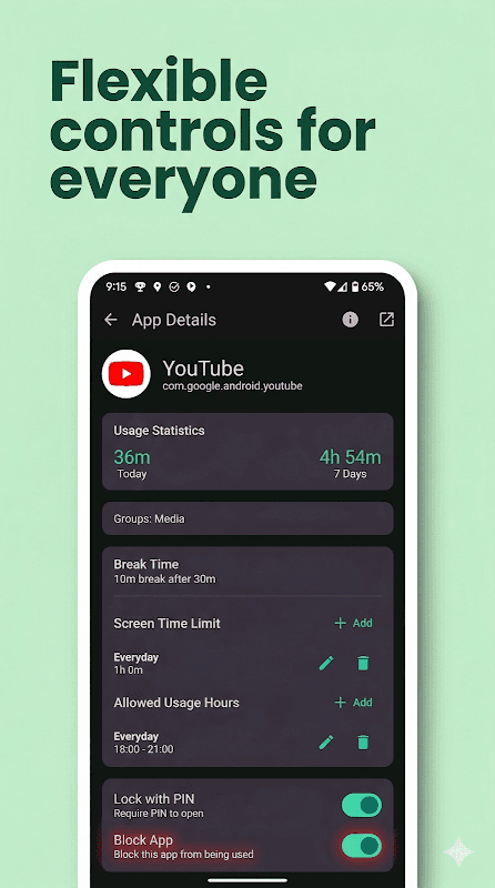 App Usage for Android TV: Digital Wellbeing Helper screenshot 3