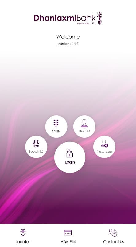 Dhanlaxmi Bank Mobile Banking screenshot 1