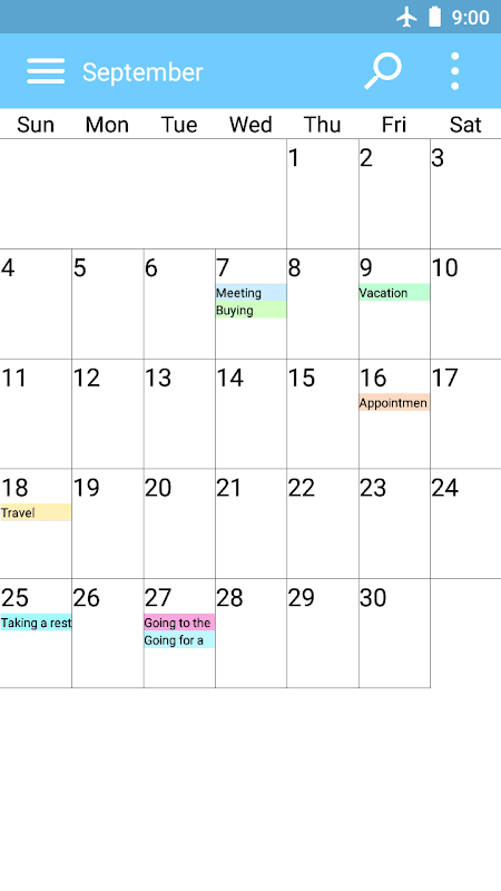 Calendar and Planner screenshot 3