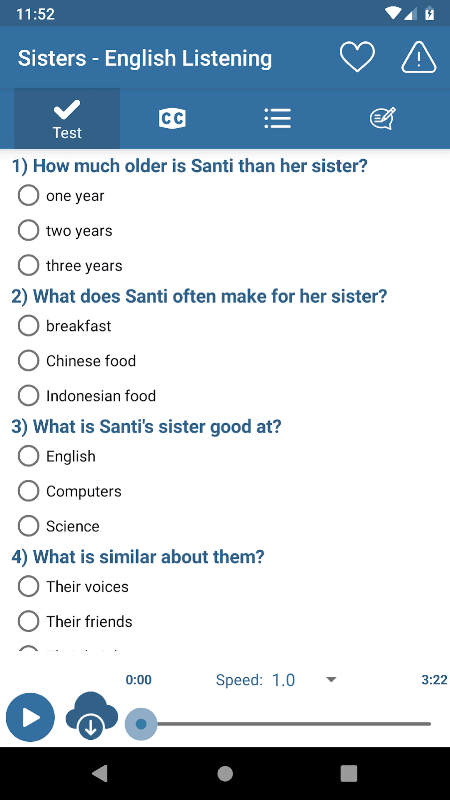 Listen English Daily Practice screenshot 1