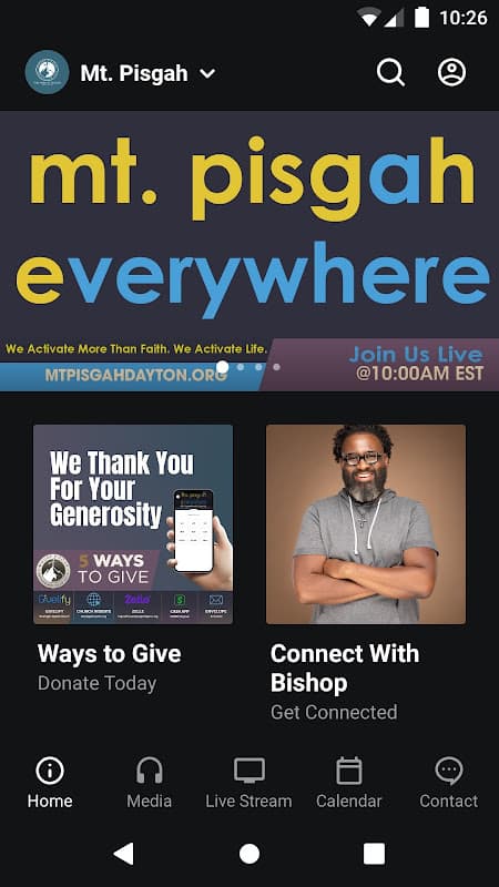 The Mount Pisgah Church screenshot 1
