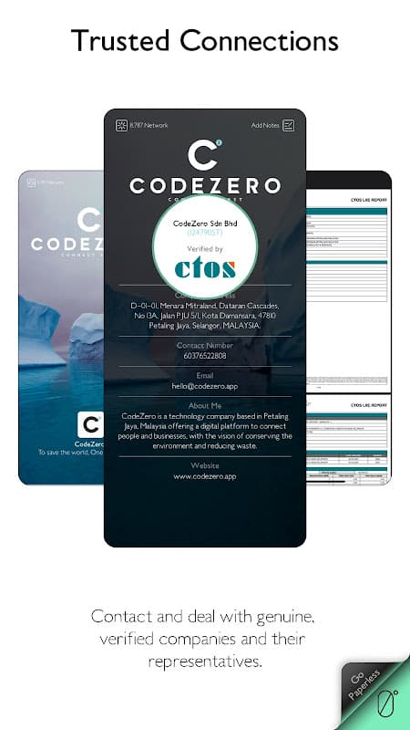 ZERO BrandCard™ -Business Card screenshot 3