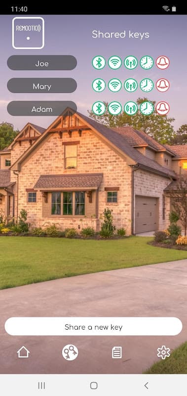 Remootio screenshot 2
