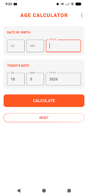 Age Calculator screenshot 1