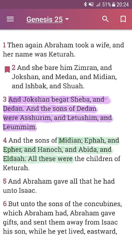Bible with Apocrypha screenshot 1