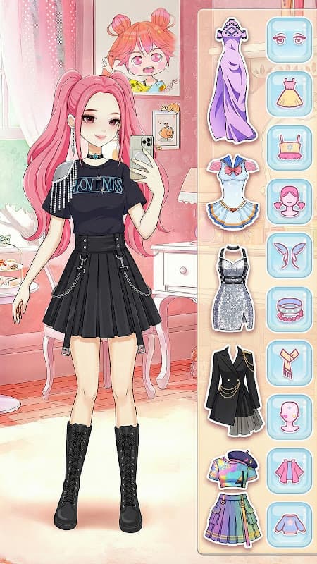 Anime Moe Girls Dress Up Games screenshot 1