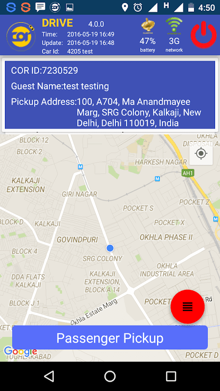 COR- Chauffeur and Vendor App screenshot 4
