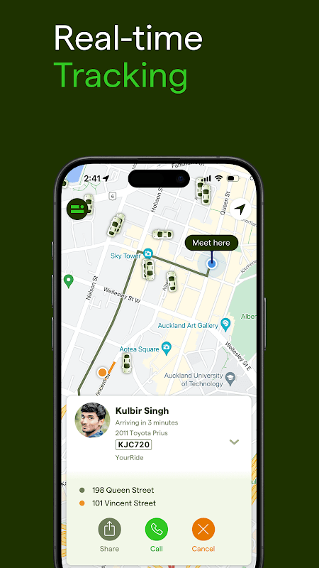 YourRide - NZ’s No.1 Taxi App screenshot 3