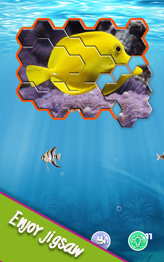 Undersea Hexa Puzzle screenshot 2