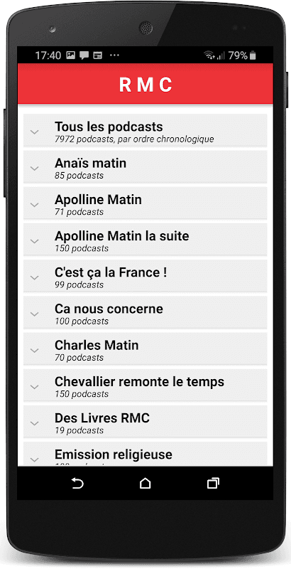 BlablaCast: Radios et Podcasts screenshot 5
