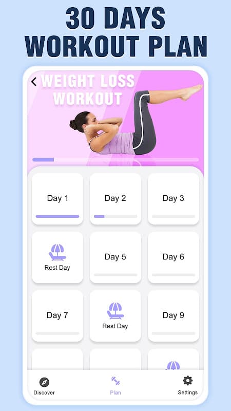 Weight Loss Workout for Women and Men & Exercise screenshot 1