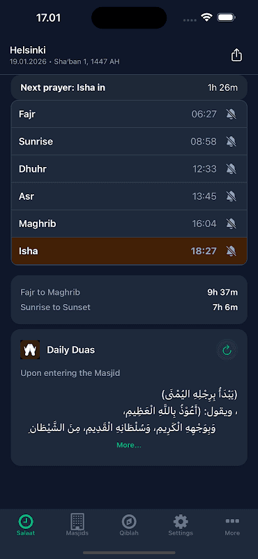 Rukousajat Perus screenshot 1