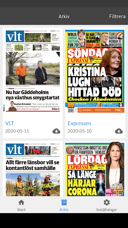 VLT e-tidning screenshot 2