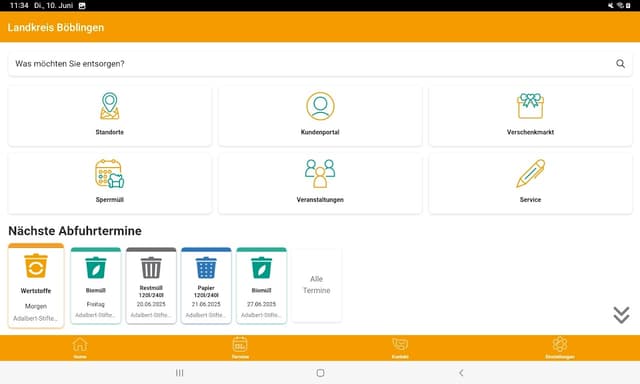 Abfall-App Landkreis Böblingen screenshot 5