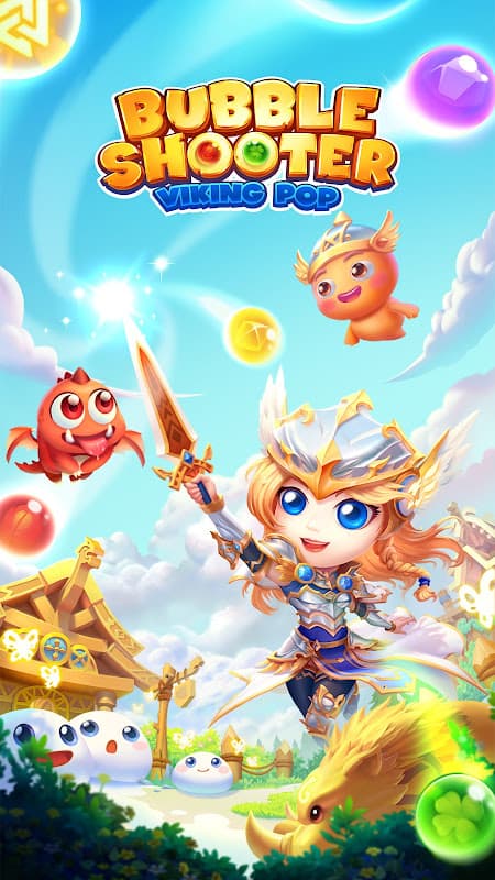 Bubble Shooter Viking Pop screenshot 5