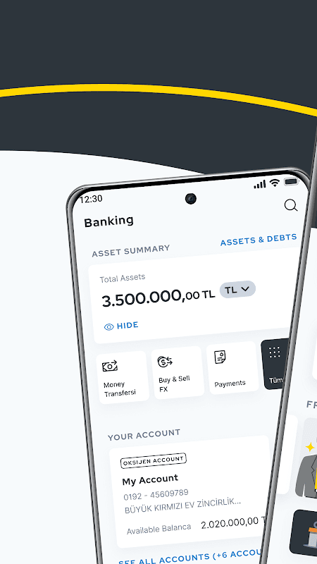 Odeabank screenshot 2