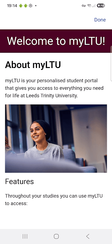 myLTU Leeds Trinity University screenshot 3