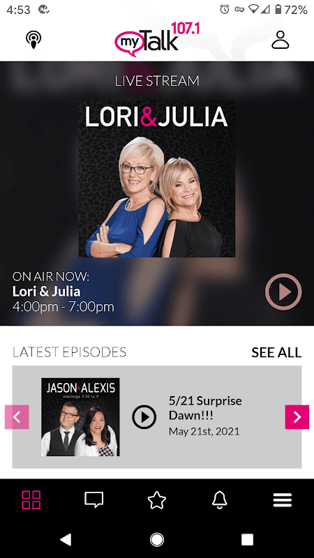 myTalk 107.1 screenshot 1