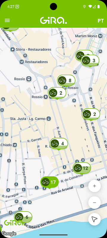 Gira. Bicicletas de Lisboa screenshot 1