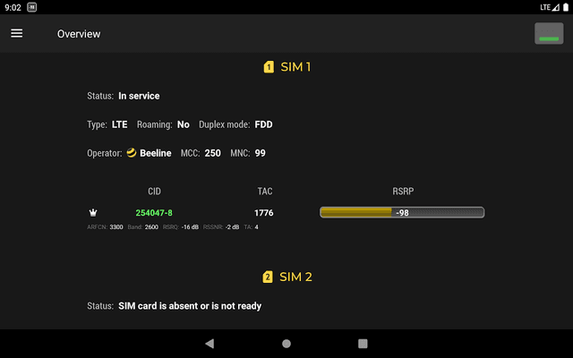 Cell Signal Monitor: monitoring of mobile networks screenshot 6