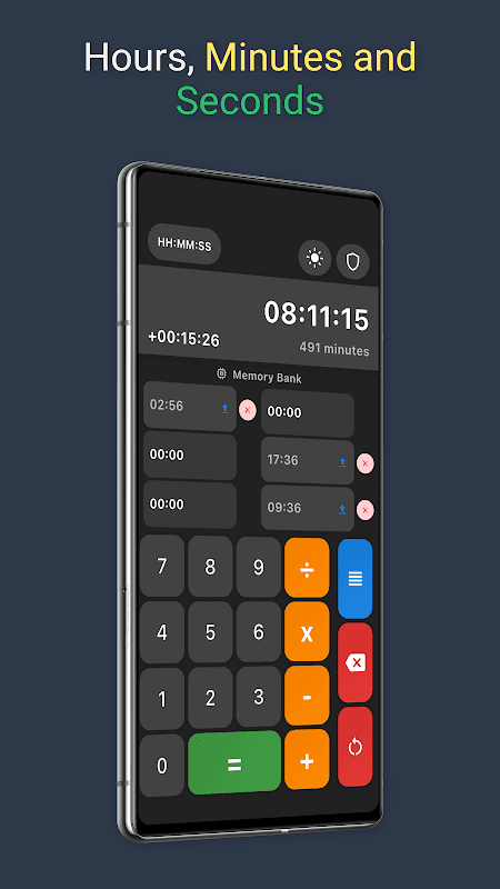 Hours Minutes Calculator Time screenshot 2