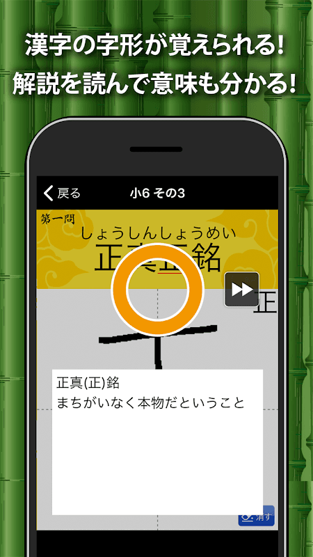 四字熟語 - 手書き漢字クイズ1000 screenshot 2