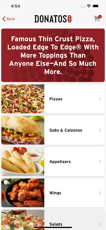 Donatos Pizza screenshot 4