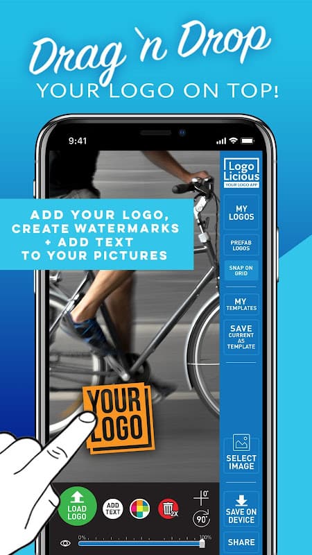 LogoLicious Add Your Logo App screenshot 1