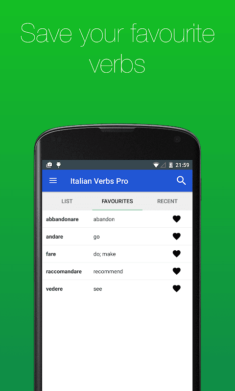 Italian Verb Conjugator screenshot 5