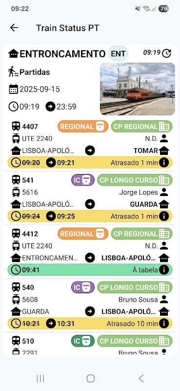 Train Status PT screenshot 4