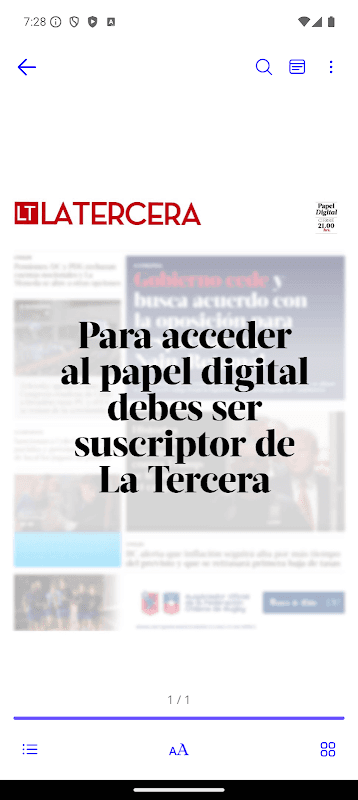 La Tercera EA screenshot 4