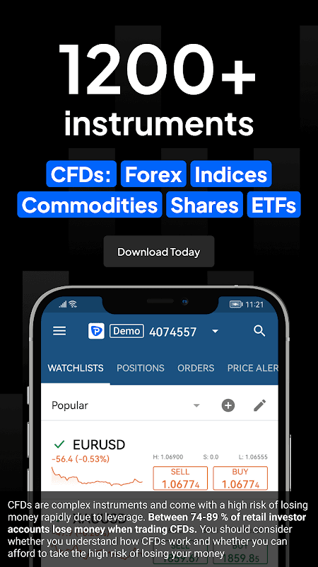 Pepperstone cTrader screenshot 3